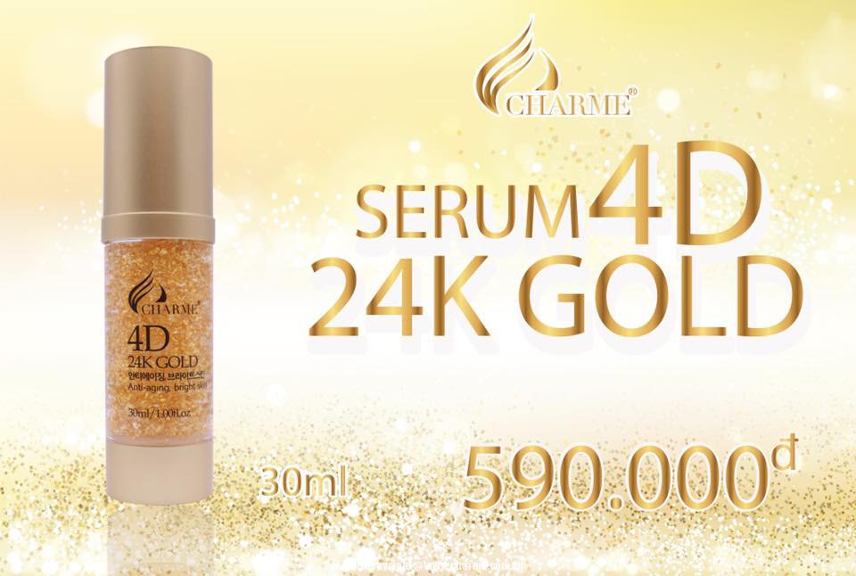 Serum Vàng 24K Hàn Quốc Charme 4D 24K Gold Serum 30ml