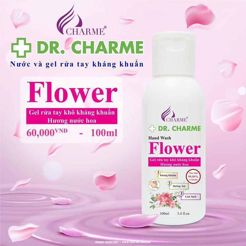 Gel Rửa Tay Khô Dr. Charme Flower – Kháng Khuẩn 99%