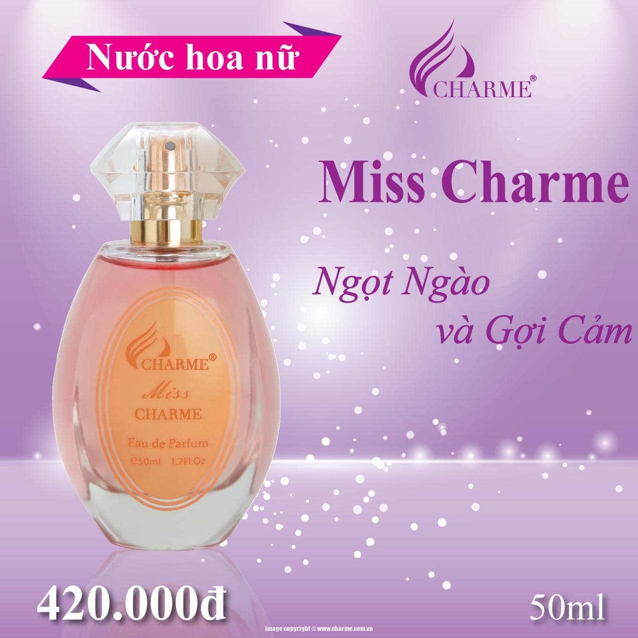 Nước Hoa Nữ Charme Miss Charme 50ml
