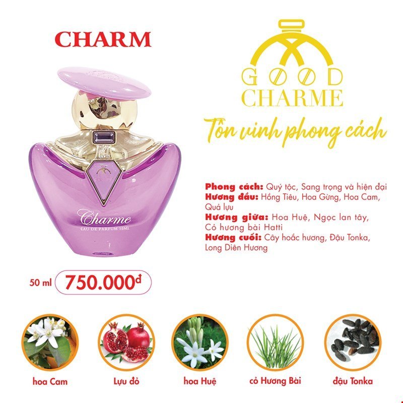 Nước Hoa Nữ Good Charme Charm 50ml