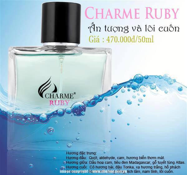 Nước Hoa Nam Charme Ruby 50ml