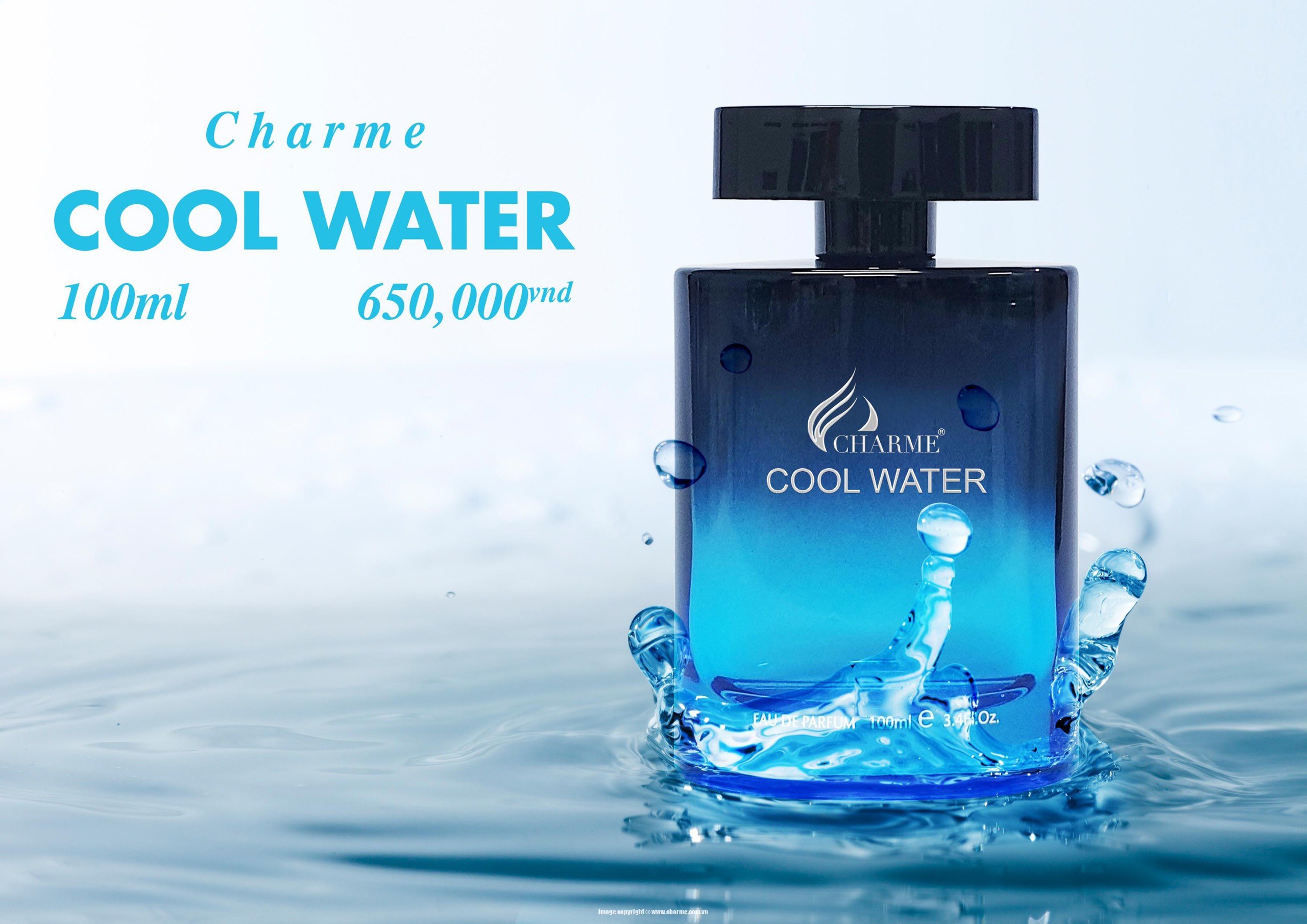 Nước Hoa Nam Charme Cool Water 100ml