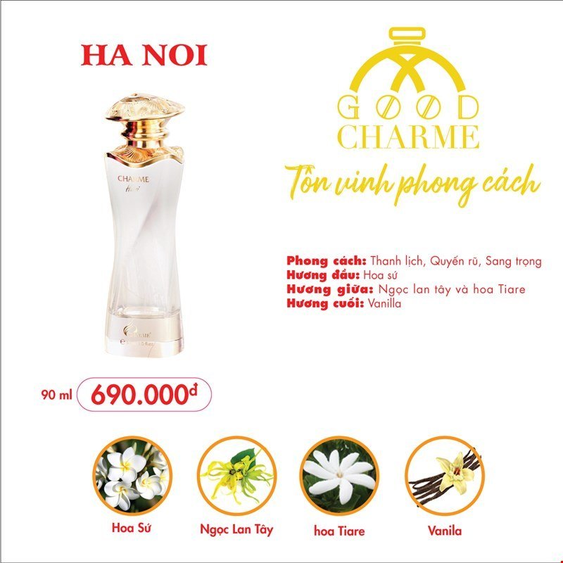 Nước Hoa Nữ Good Charme Hà Nội 90ml