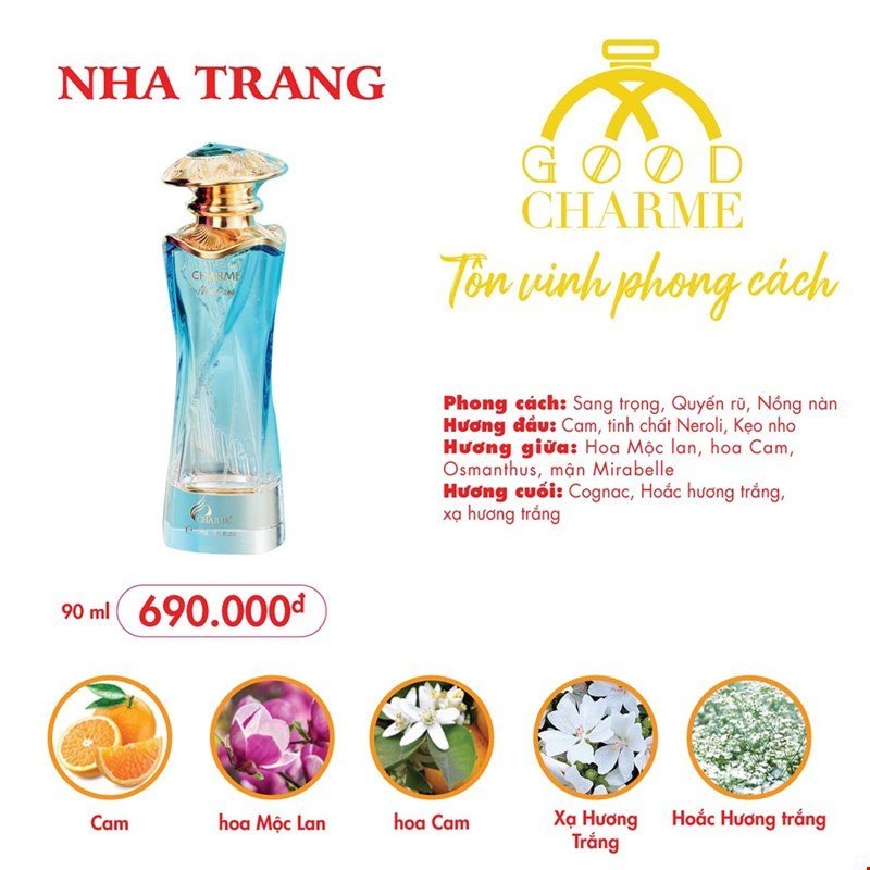 Nước Hoa Nữ Good Charme Nha Trang 90ml